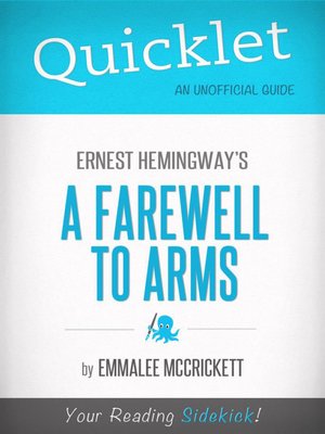 cover image of Quicklet on Ernest Hemingway's A Farewell to Arms
